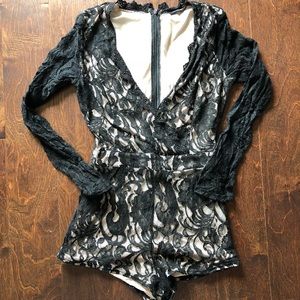 Lace boutique romper